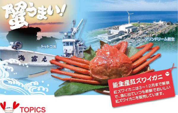 蟹うまい!糸魚川市能生 海富丸
